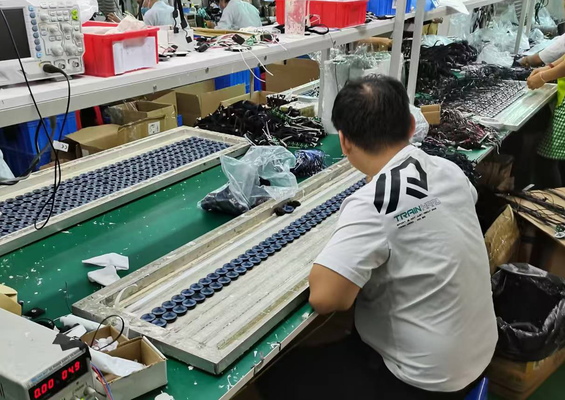 Massager accessories line installation