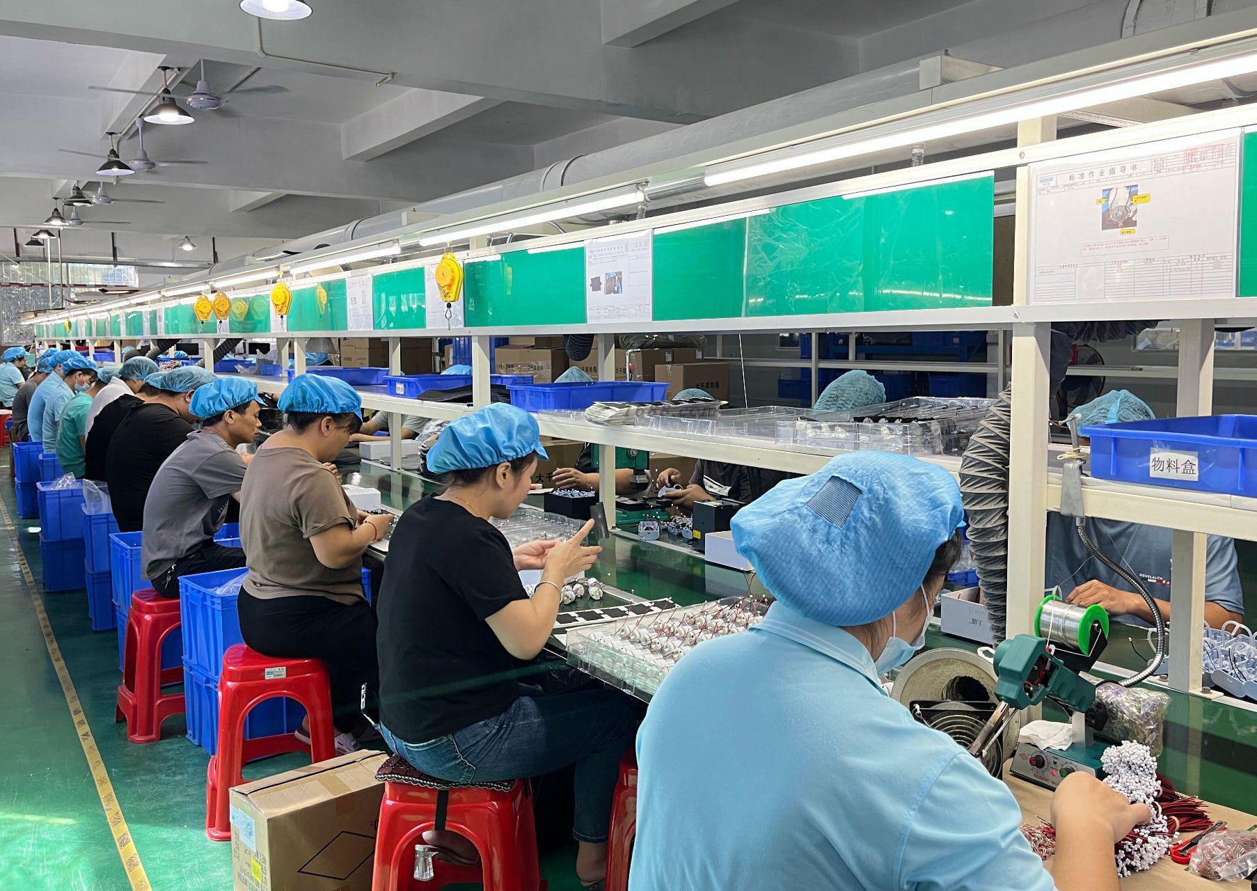 Product accessories production line